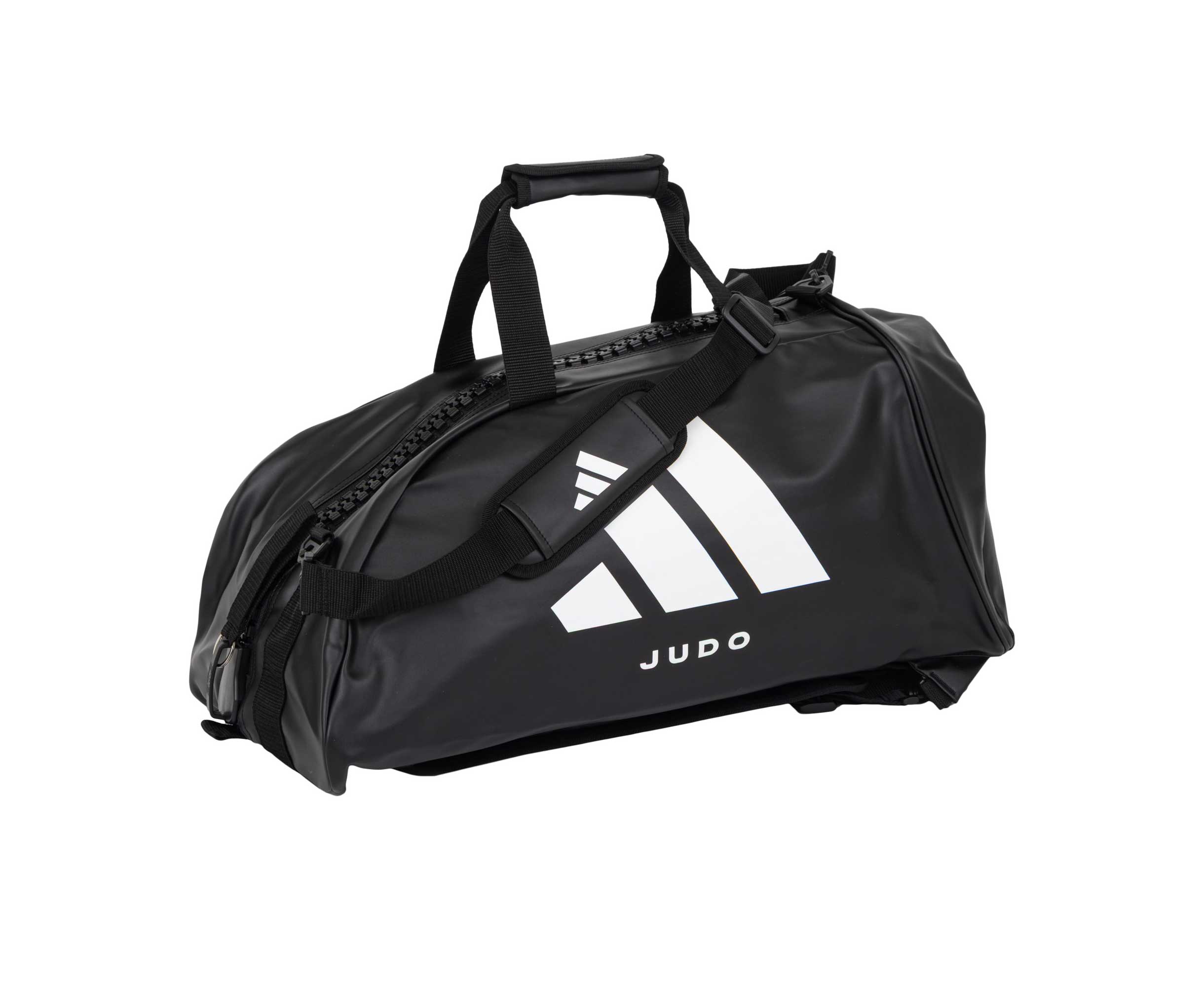 Сумка-рюкзак Training 2 in 1 PU Bag Judo M черно-белая
