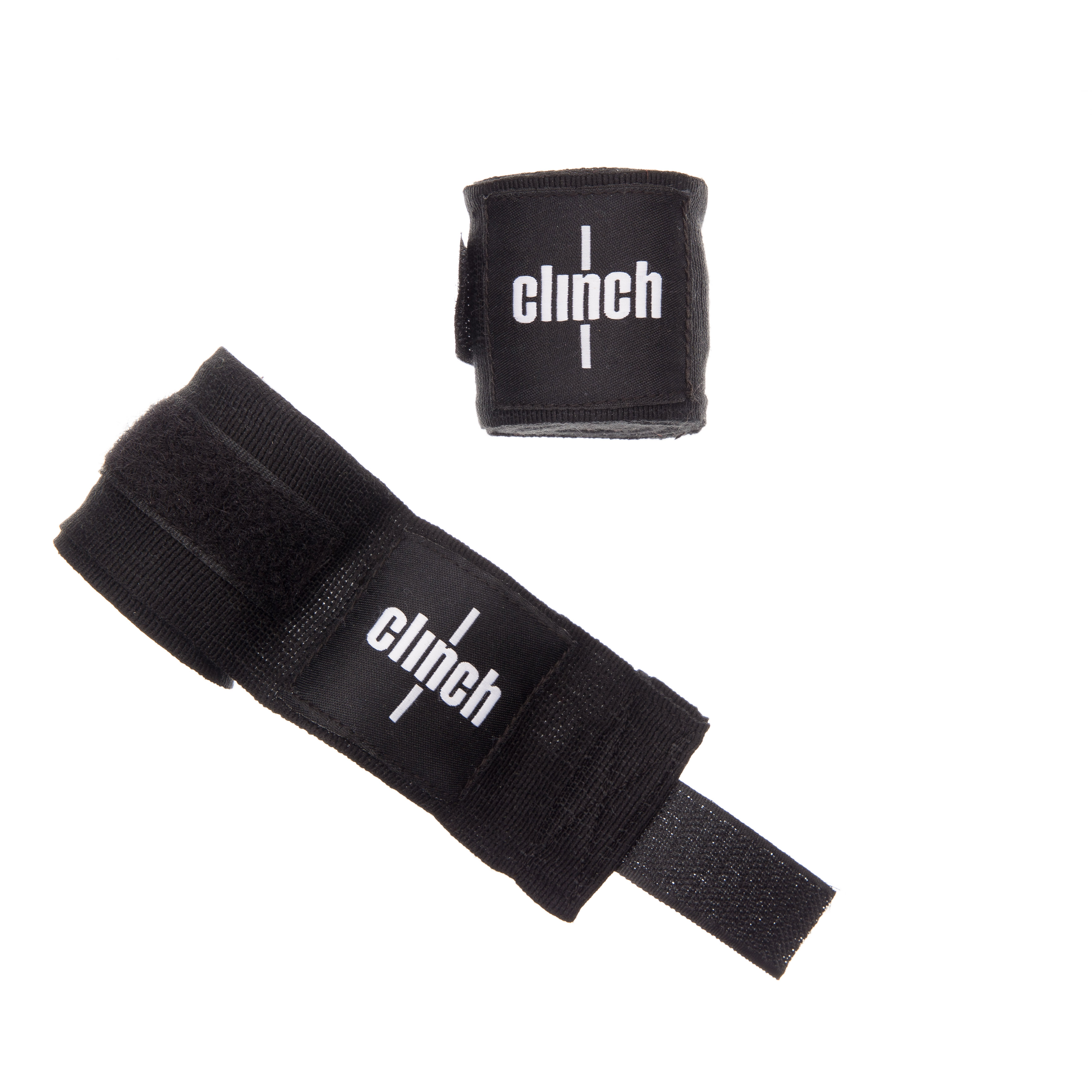 Бинты эластичные Clinch Boxing Crepe Bandage Punch черные