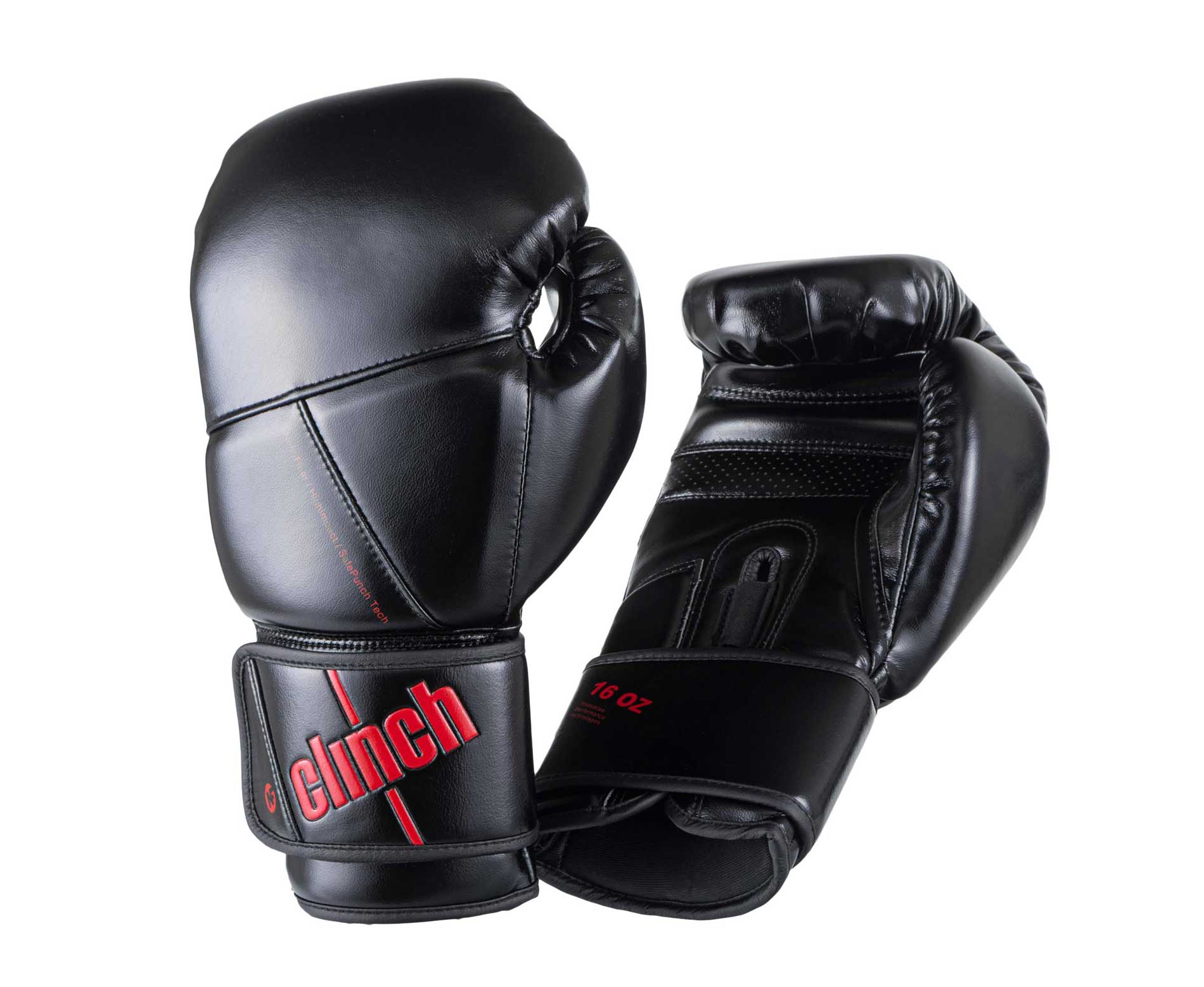 Перчатки боксерские Clinch Pro NF черно-красные