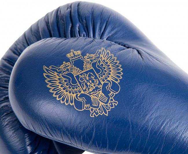 Перчатки боксерские Clinch Olimp Premium Алексей Тищенко синие фото 9