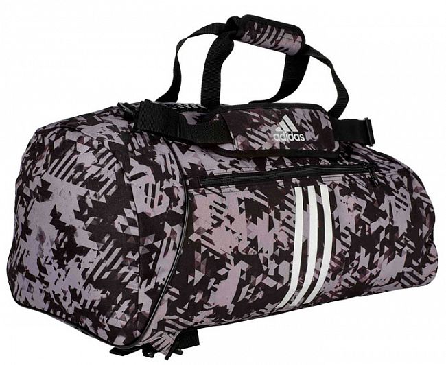 Сумка-рюкзак Training 2 in 1 Camo Bag Combat Sport L черно-камуфляжная фото 4