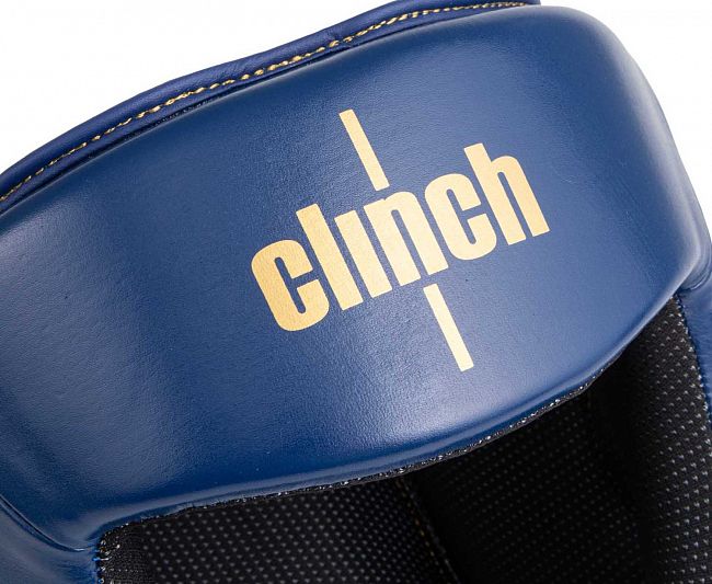 Шлем боксерский Clinch Olimp Premium Champion Line синий фото 7
