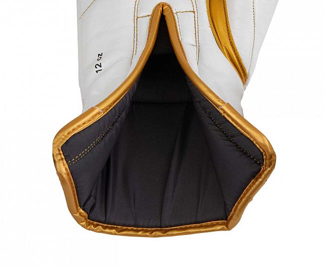 Перчатки боксерские Clinch Olimp Premium Champion Line бело-синие фото 9