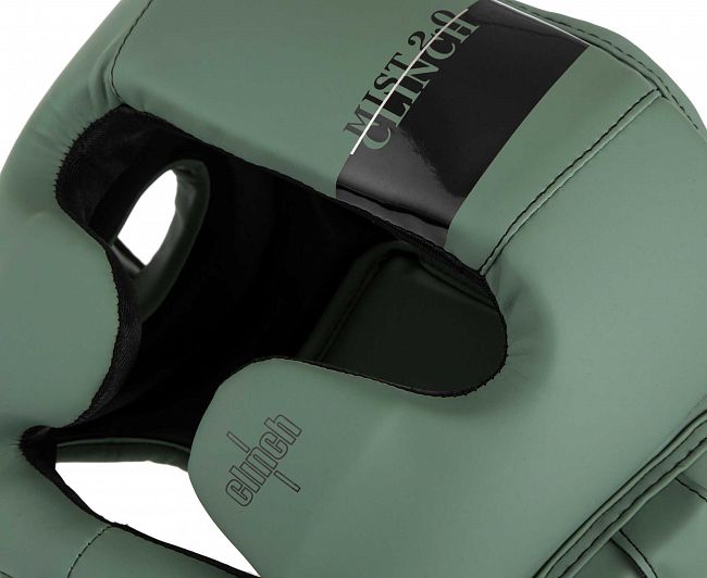 Шлем боксерский Clinch Mist 2.0 Full Face зеленый фото 7