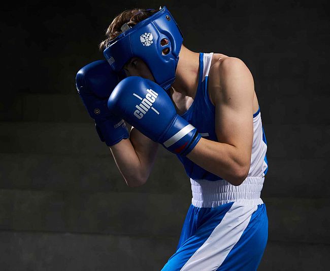 Форма боксерская Clinch Fight ФБР сине-белая фото 12