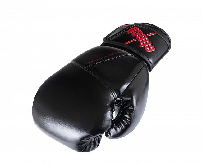 Перчатки боксерские Clinch Pro NF черно-красные фото 6