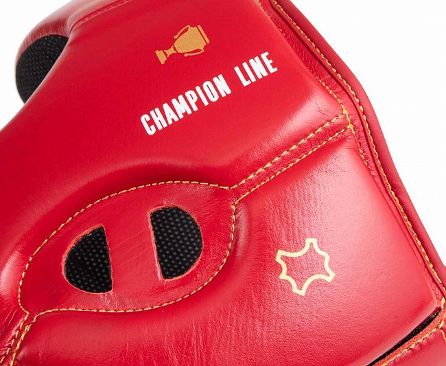 Шлем боксерский Clinch Olimp Premium Champion Line красный фото 8