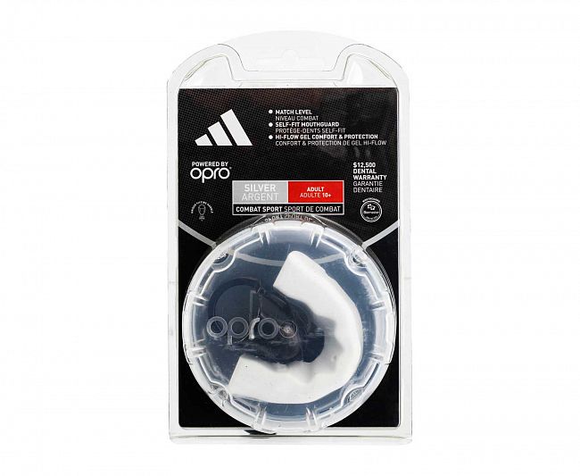 Капа одночелюстная Opro Silver Gen4 Self-Fit Mouthguard белая фото 2