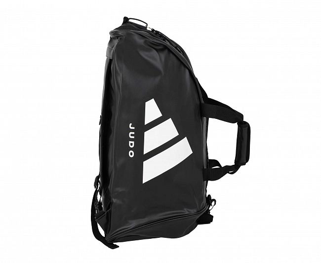 Сумка-рюкзак Training 2 in 1 PU Bag Judo M черно-белая фото 8