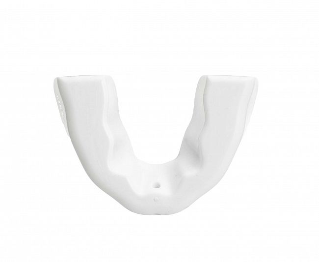 Капа одночелюстная Opro Silver Gen4 Self-Fit Mouthguard белая фото 5