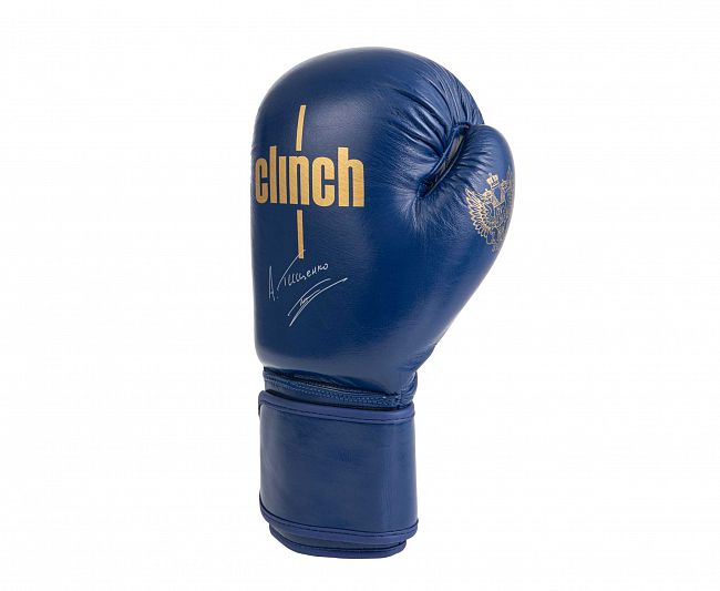 Перчатки боксерские Clinch Olimp Premium Алексей Тищенко синие фото 4