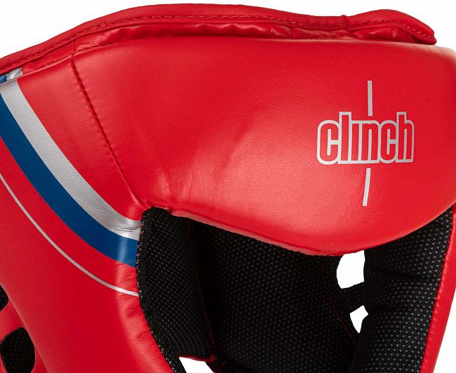 Шлем боксерский Clinch Olimp 2.0 красный фото 7
