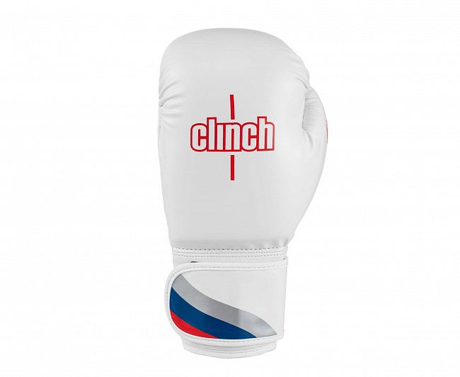 Перчатки боксерские Clinch Olimp 2.0 бело-красные фото 2
