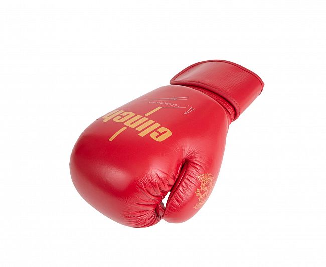 Перчатки боксерские Clinch Olimp Premium Алексей Тищенко красные фото 6