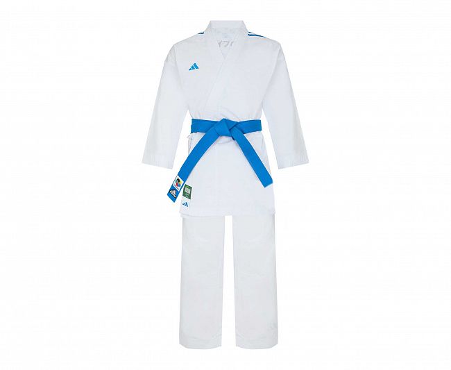 Кимоно для карате Kumite DNA WKF (2 куртки и 1 брюки) белое фото 6