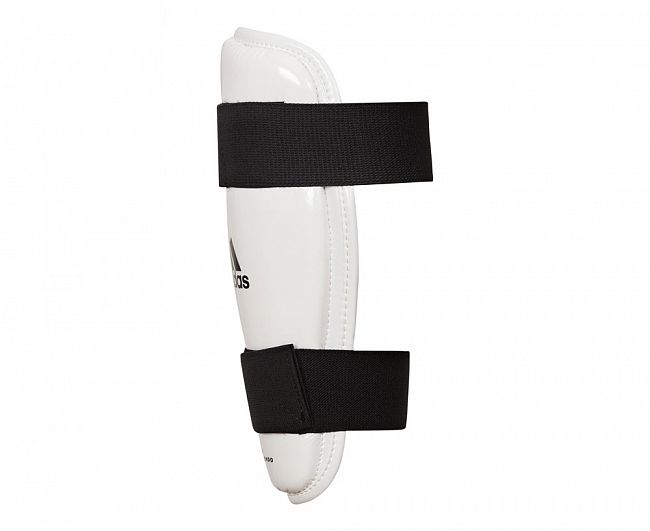 Защита голени для тхэквондо WT Shin Pad Protector белая фото 4
