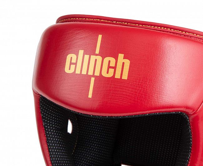 Шлем боксерский Clinch Olimp Premium Champion Line красный фото 7