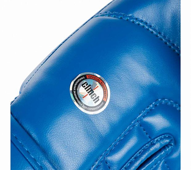 Перчатки боксерские Clinch Olimp синие фото 9