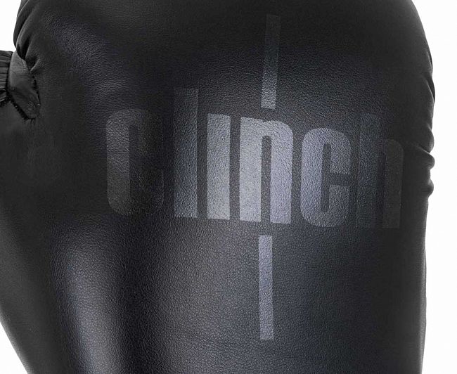 Перчатки боксерские Clinch Olimp черные фото 8