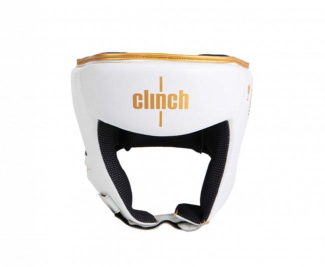 Шлем боксерский Clinch Olimp Premium Champion Line белый фото 2